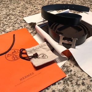 HERMES BELT & H BUCKLE *100% AUTHENTIC* 110 CM